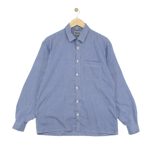 Mens Check Shirt Made In Portugal Button Up Long Sleeve