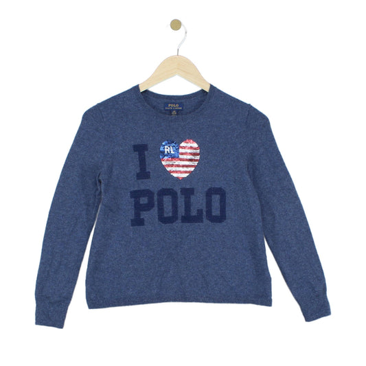 Girls Jumper Knit Graphic