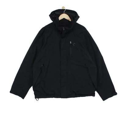 Mens Waterproof Jacket Hooded Full Zip