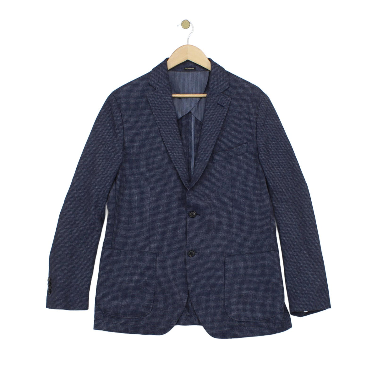 Mens Blazer Italian Fabric Cotton Linen
