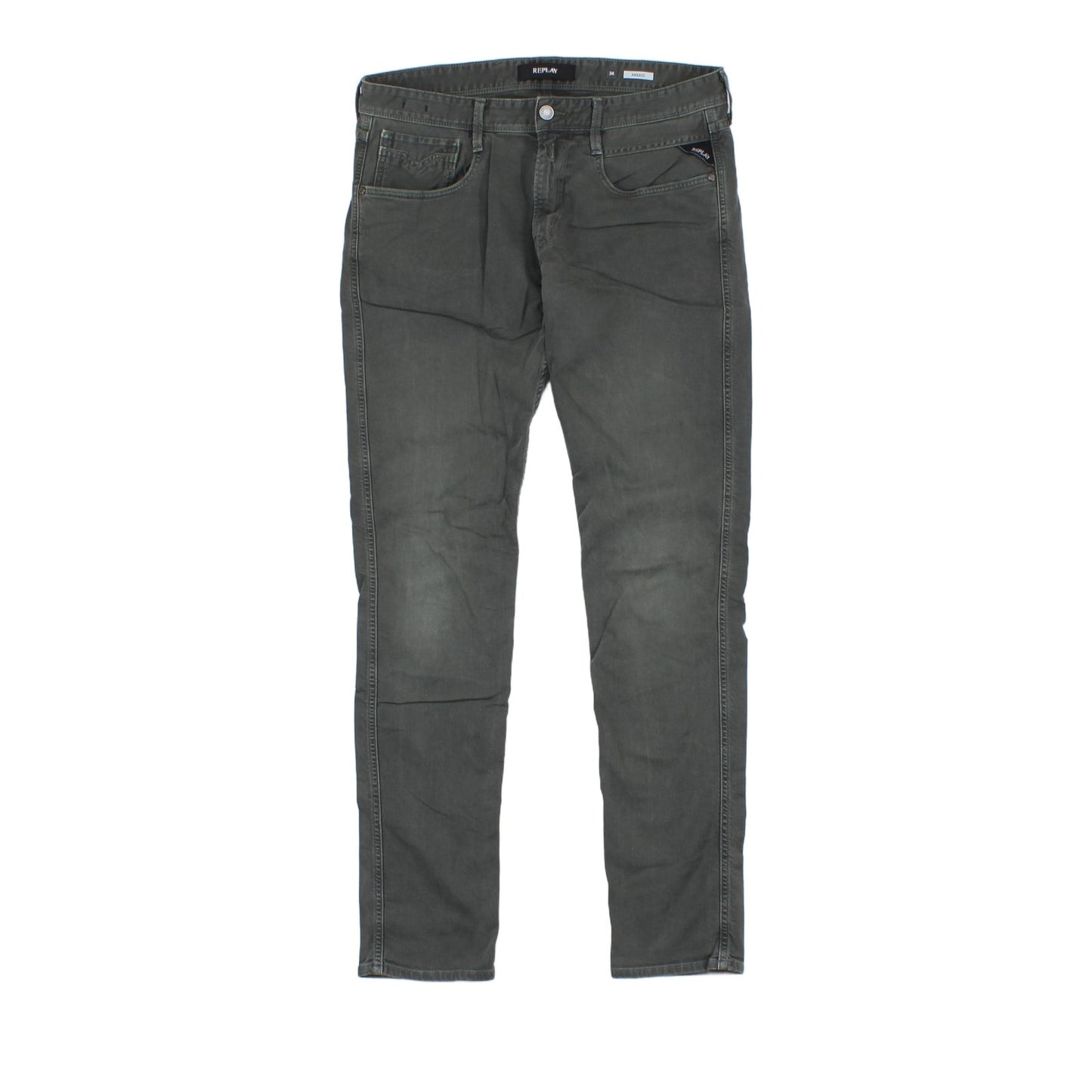 Mens Anbass Jeans Slim Denim