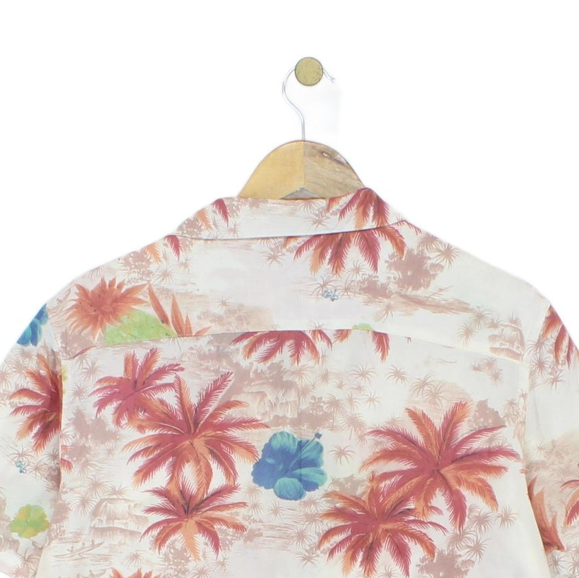 Mens Viscose Shirt Hawaiian Short Sleeve