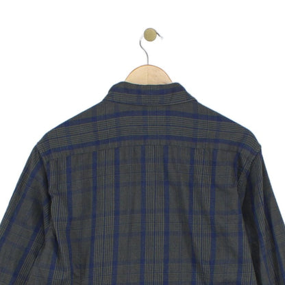 Mens Plaid Shirt Button Up Long Sleeve