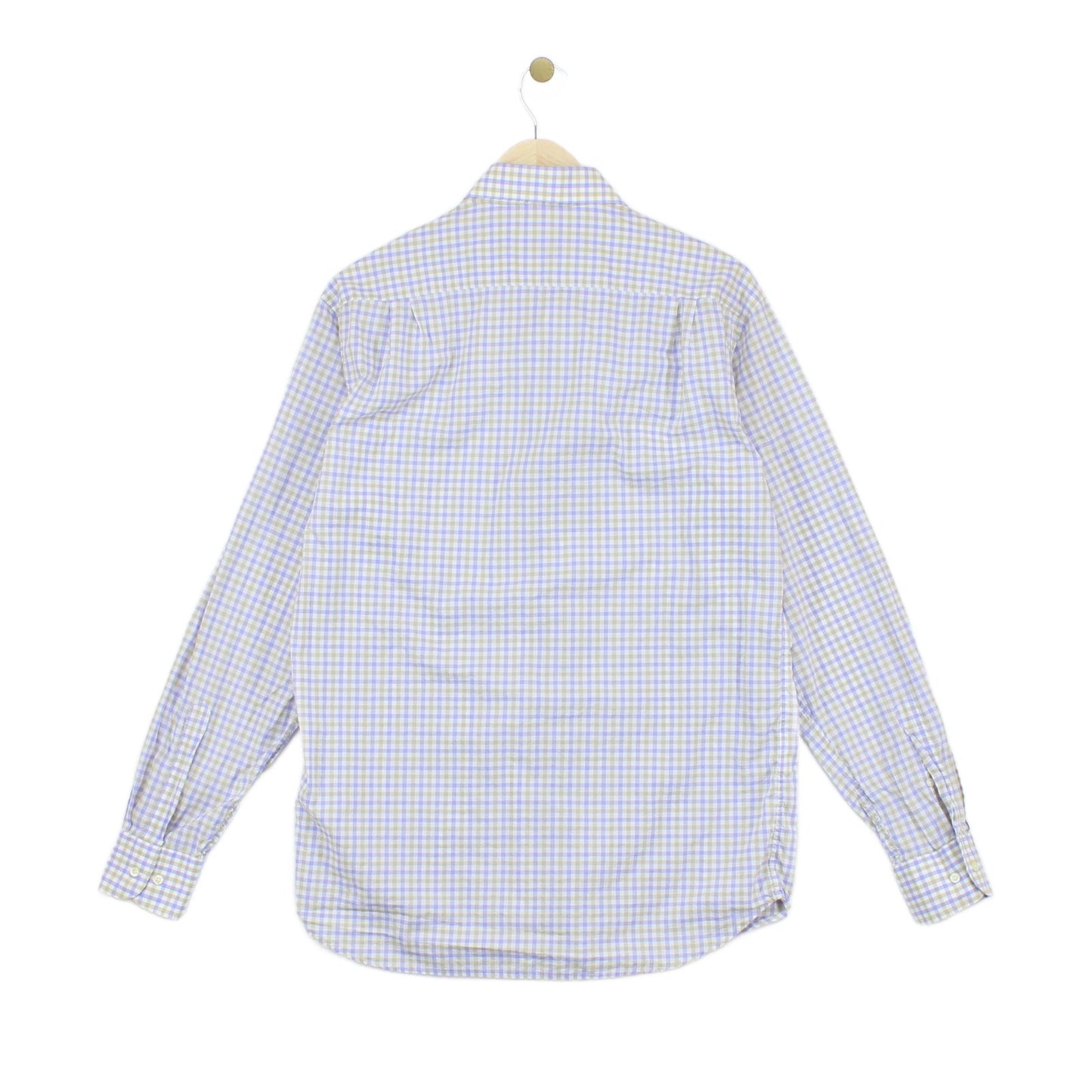 Mens Check Shirt Business Button Up