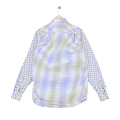 Mens Check Shirt Business Button Up