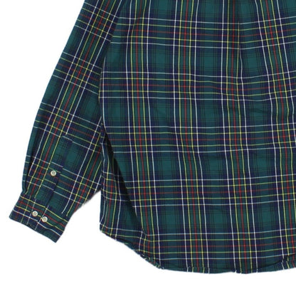 Mens Plaid Shirt Button Up Long Sleeve