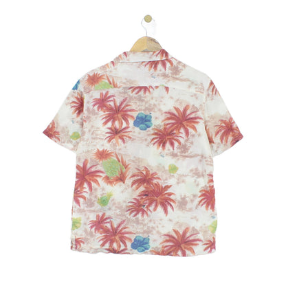 Mens Viscose Shirt Hawaiian Short Sleeve