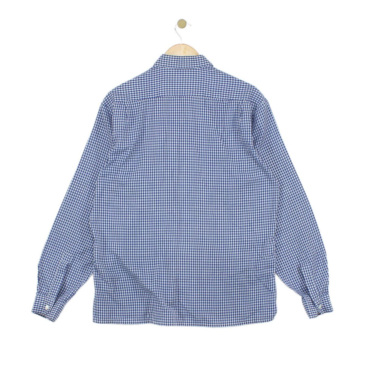 Mens Check Shirt Made In Portugal Button Up Long Sleeve