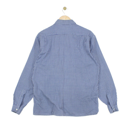 Mens Check Shirt Made In Portugal Button Up Long Sleeve