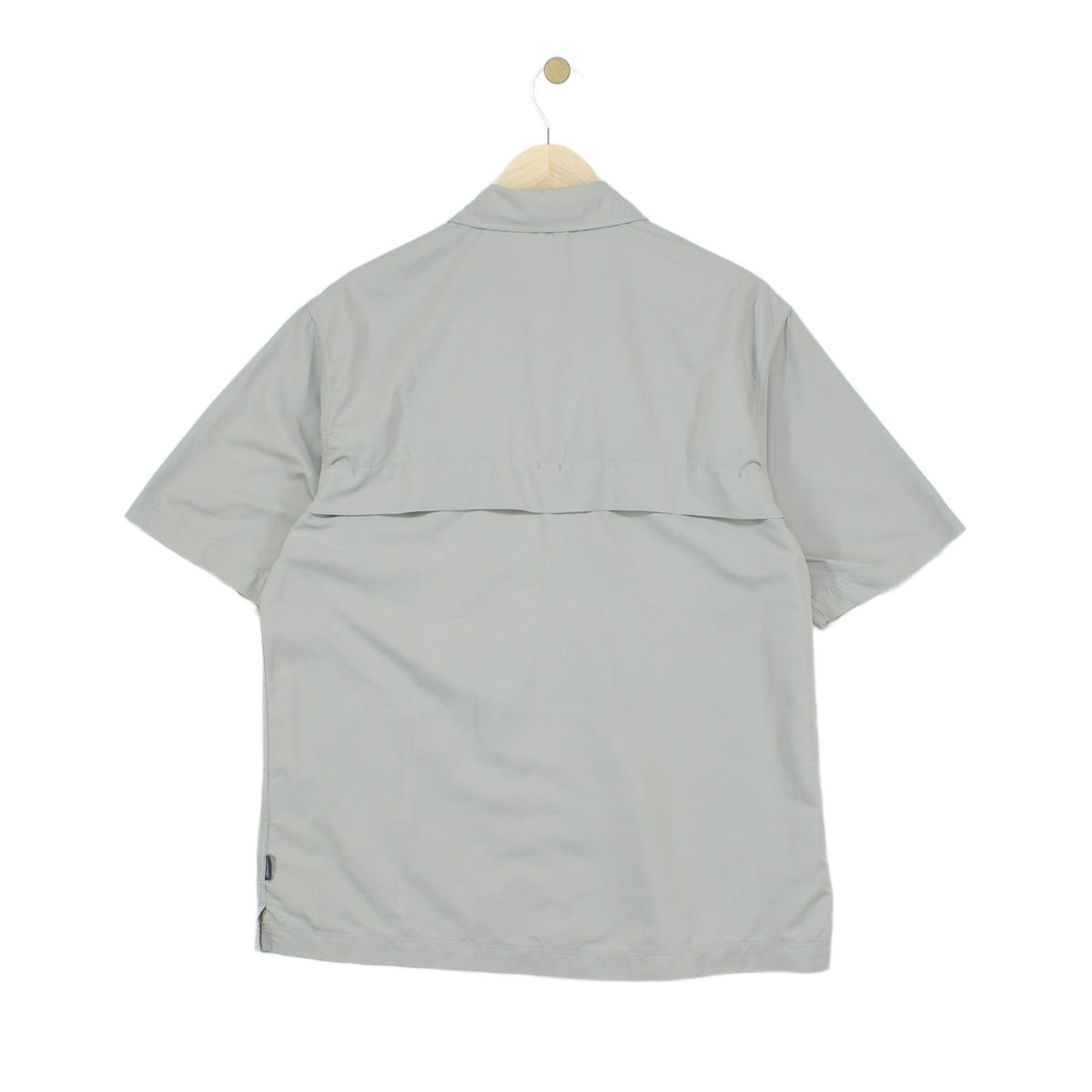 Mens Hiking Shirt Short Sleeve Button Up Lightweight