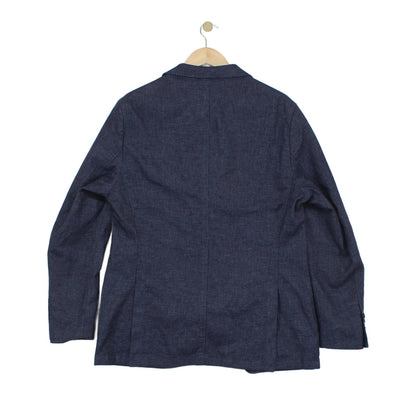 Mens Blazer Italian Fabric Cotton Linen