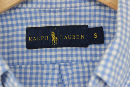Mens Check Shirt Button Up Classic