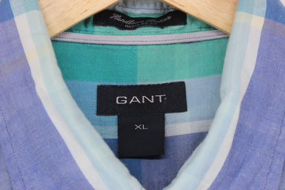Mens Plaid Shirt Button Up Long Sleeve