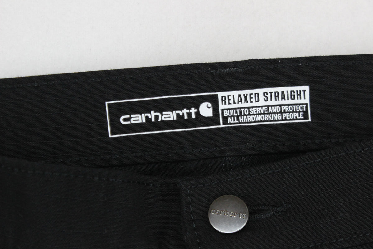 Mens Cargo Trousers Relaxed Straight Utility Workwear