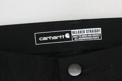 Mens Cargo Trousers Relaxed Straight Utility Workwear