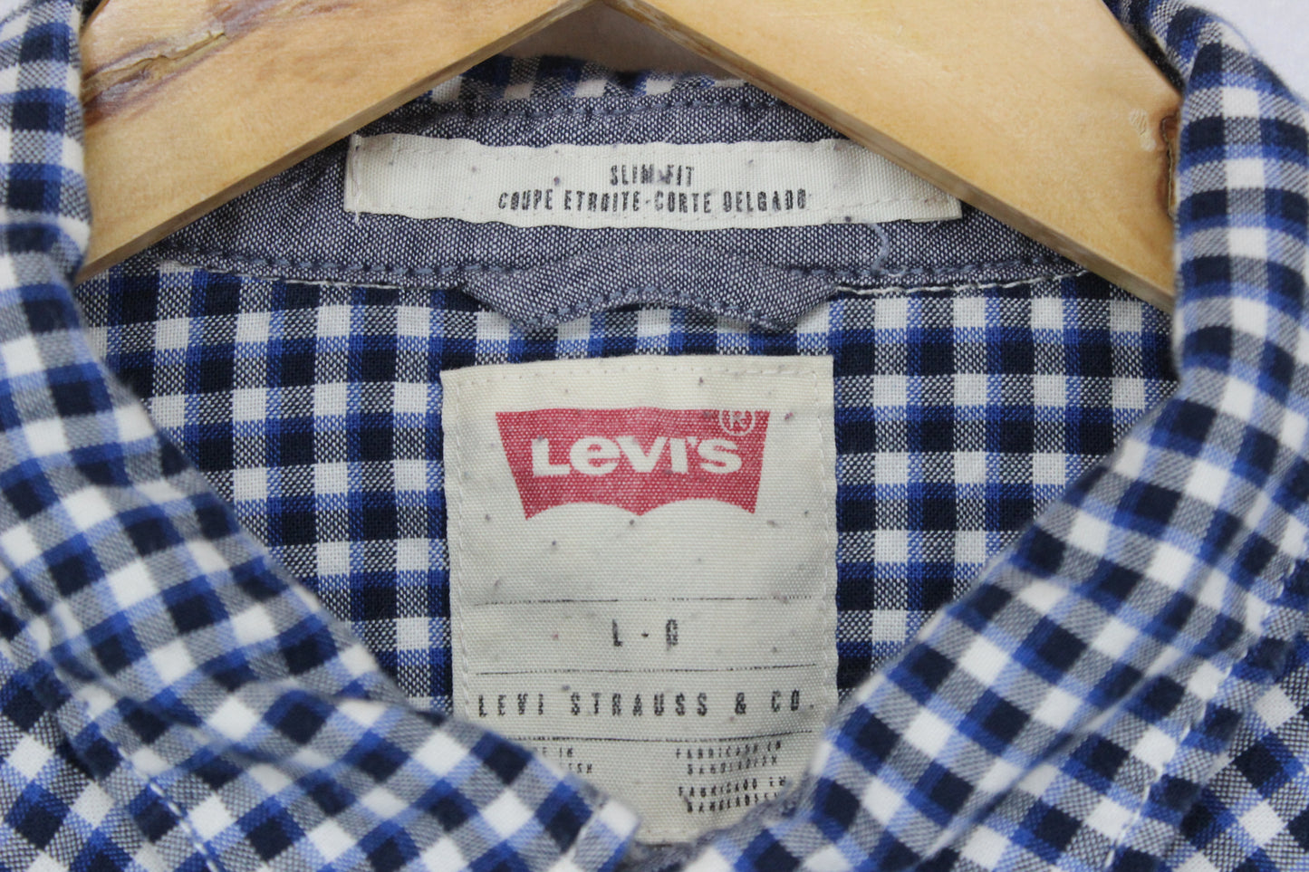 Mens Plaid Shirt Slim Fit Snap Check Long Sleeve