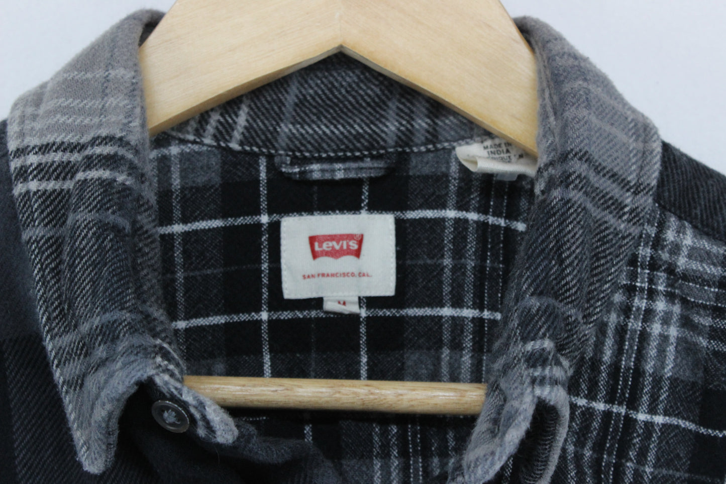Mens Plaid Shirt Slim Fit Long Sleeve Button Up