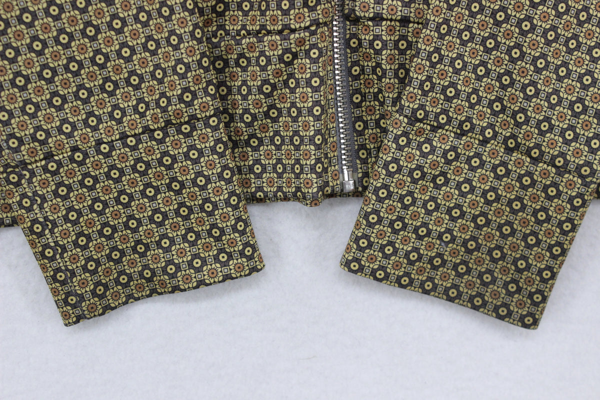 Mens Jacket Full Zip Lightweight Patterned