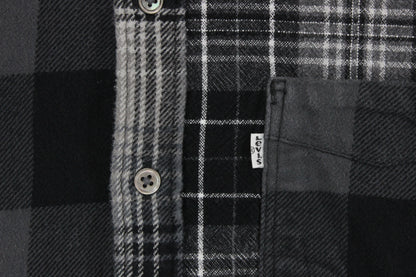 Mens Plaid Shirt Slim Fit Long Sleeve Button Up