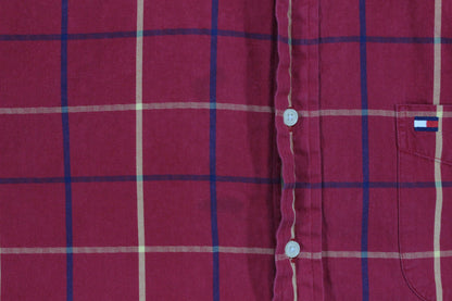 Mens Plaid Shirt Button Up