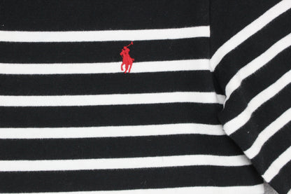 Womens T-Shirt Dress Striped Casual Boatneck Knit
