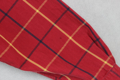 Mens Plaid Shirt Button Up