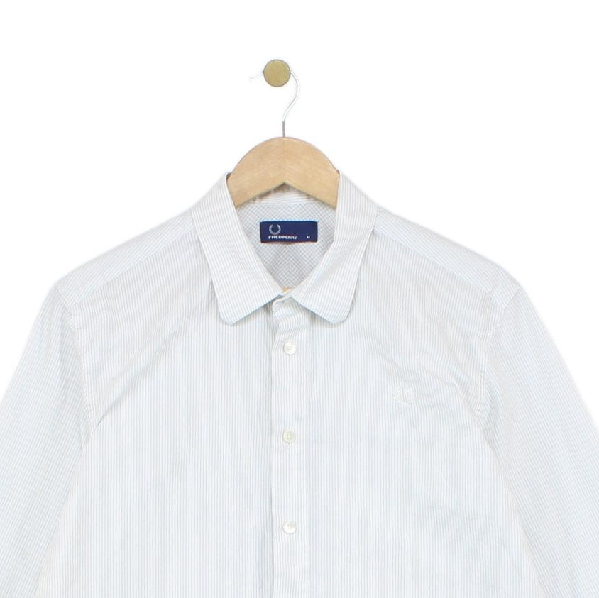 Mens Striped Shirt Long Sleeve Button Up