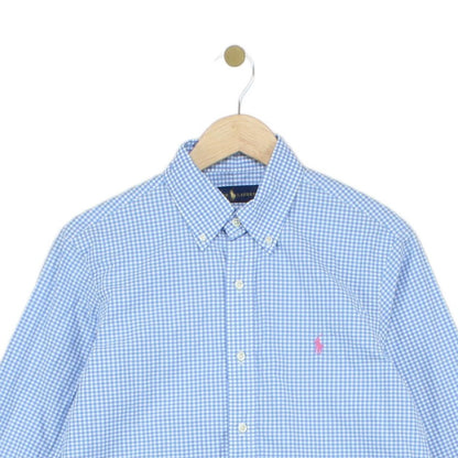 Mens Check Shirt Button Up Classic