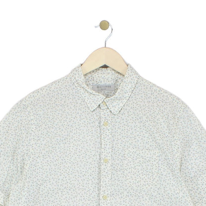 Mens Floral Shirt Summer Short Sleeve Lightweight