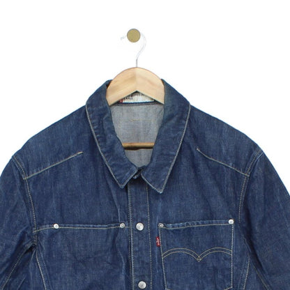 Mens Denim Jacket Snap Button