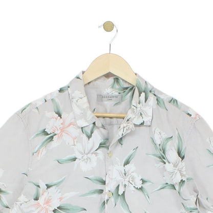 Mens Floral Shirt Summer Short Sleeve