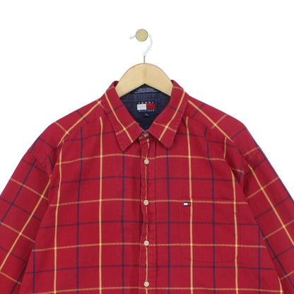 Mens Plaid Shirt Button Up