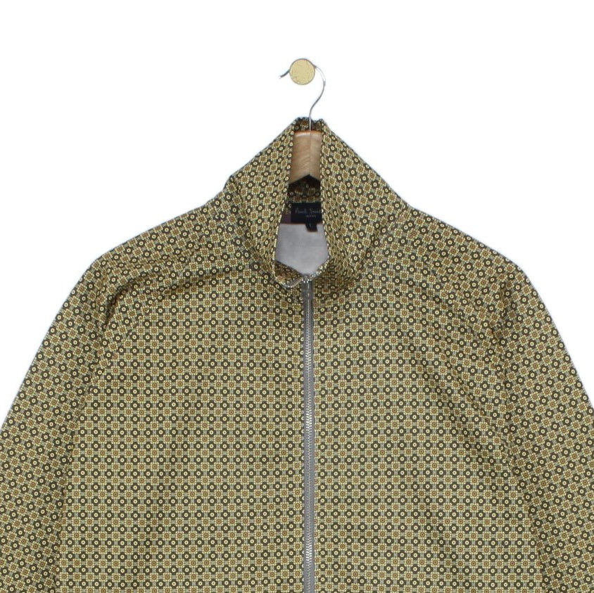 Mens Jacket Full Zip Lightweight Patterned
