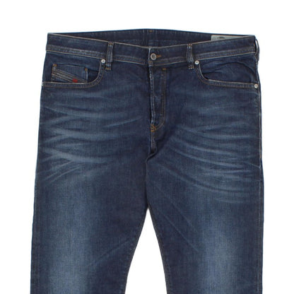 Mens Buster Jeans Regular Slim Tapered Denim