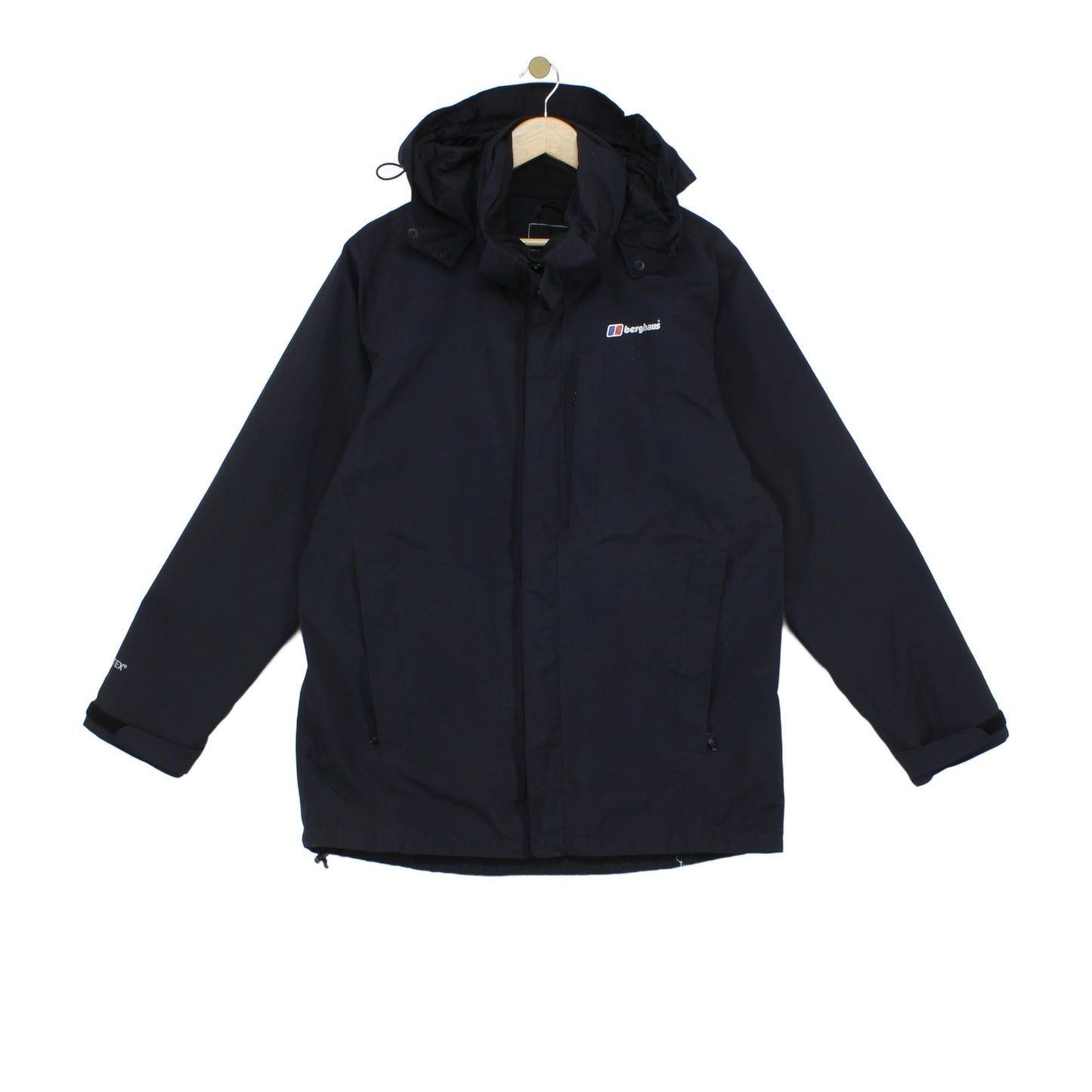 Mens Goretex Waterproof Jacket Hooded Outdoor Durable