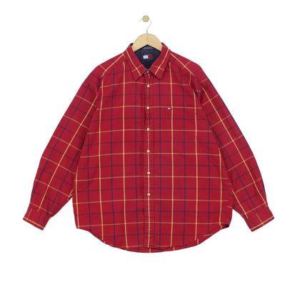 Mens Plaid Shirt Button Up