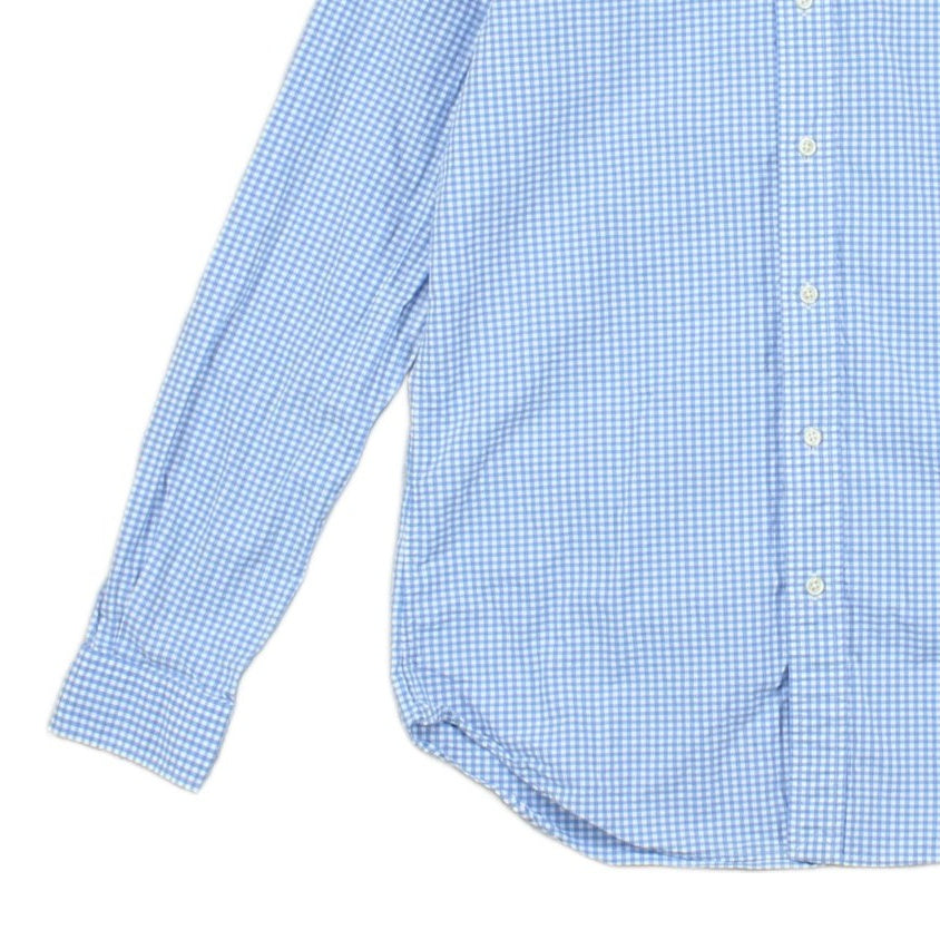 Mens Check Shirt Button Up Classic