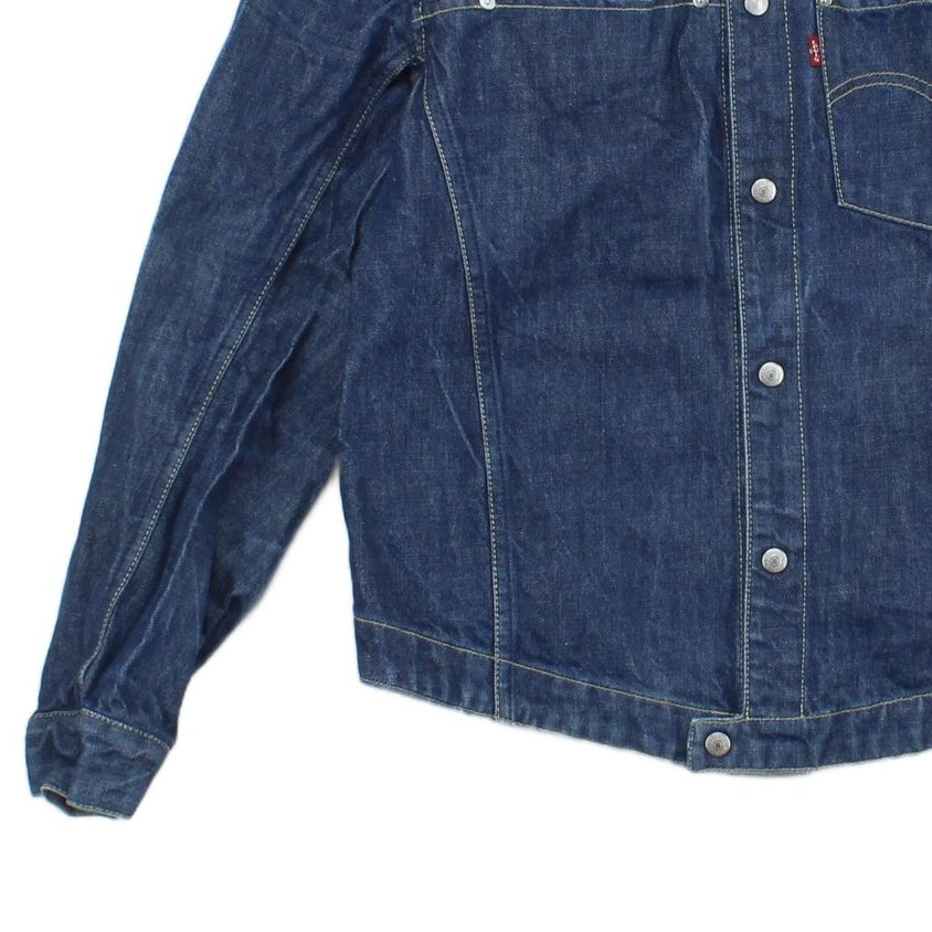 Mens Denim Jacket Snap Button