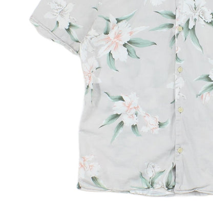 Mens Floral Shirt Summer Short Sleeve