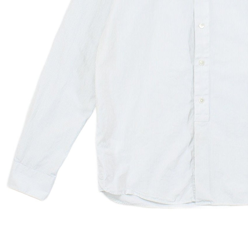Mens Striped Shirt Long Sleeve Button Up