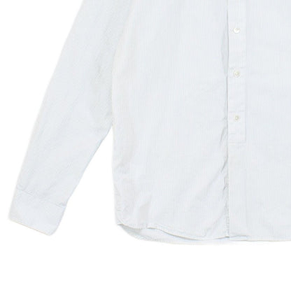 Mens Striped Shirt Long Sleeve Button Up
