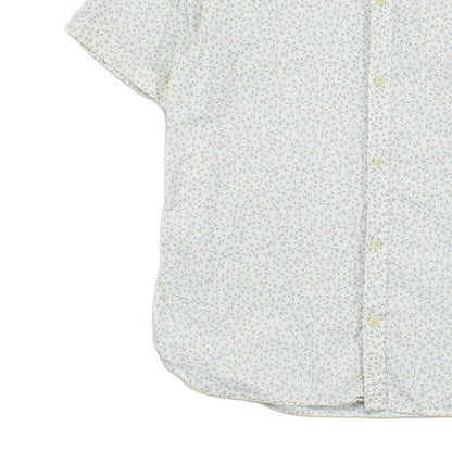 Mens Floral Shirt Summer Short Sleeve Lightweight