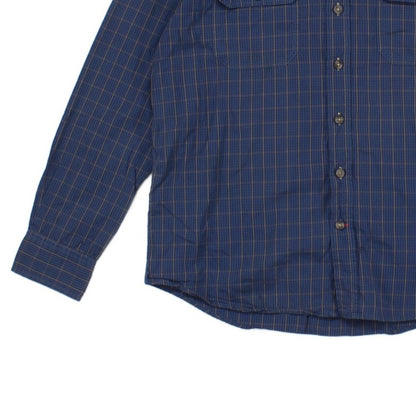 Mens Plaid Shirt Button Up Long Sleeve