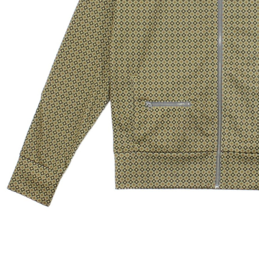 Mens Jacket Full Zip Lightweight Patterned