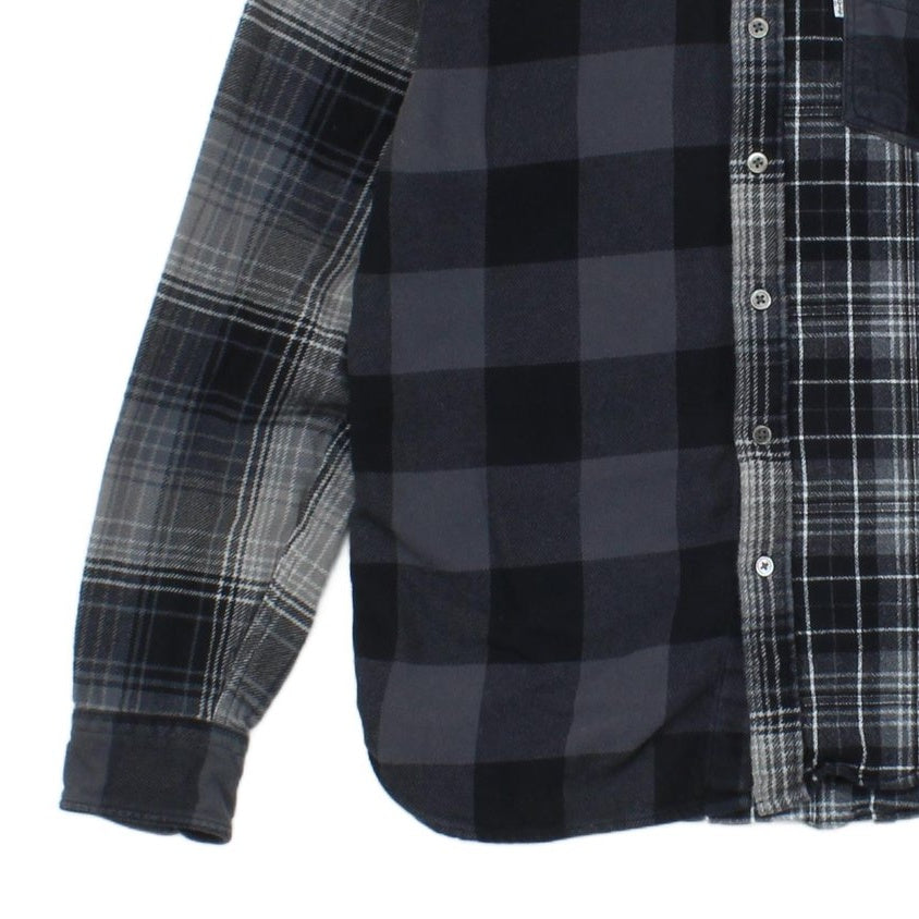 Mens Plaid Shirt Slim Fit Long Sleeve Button Up