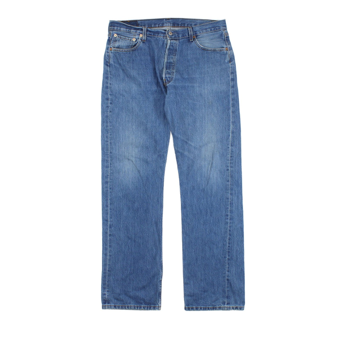 Mens 501 Jeans Classic Fit Straight Leg Denim Cotton