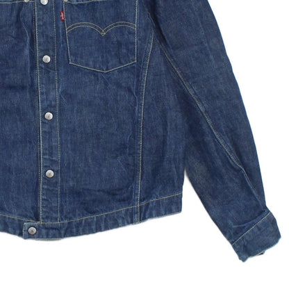 Mens Denim Jacket Snap Button