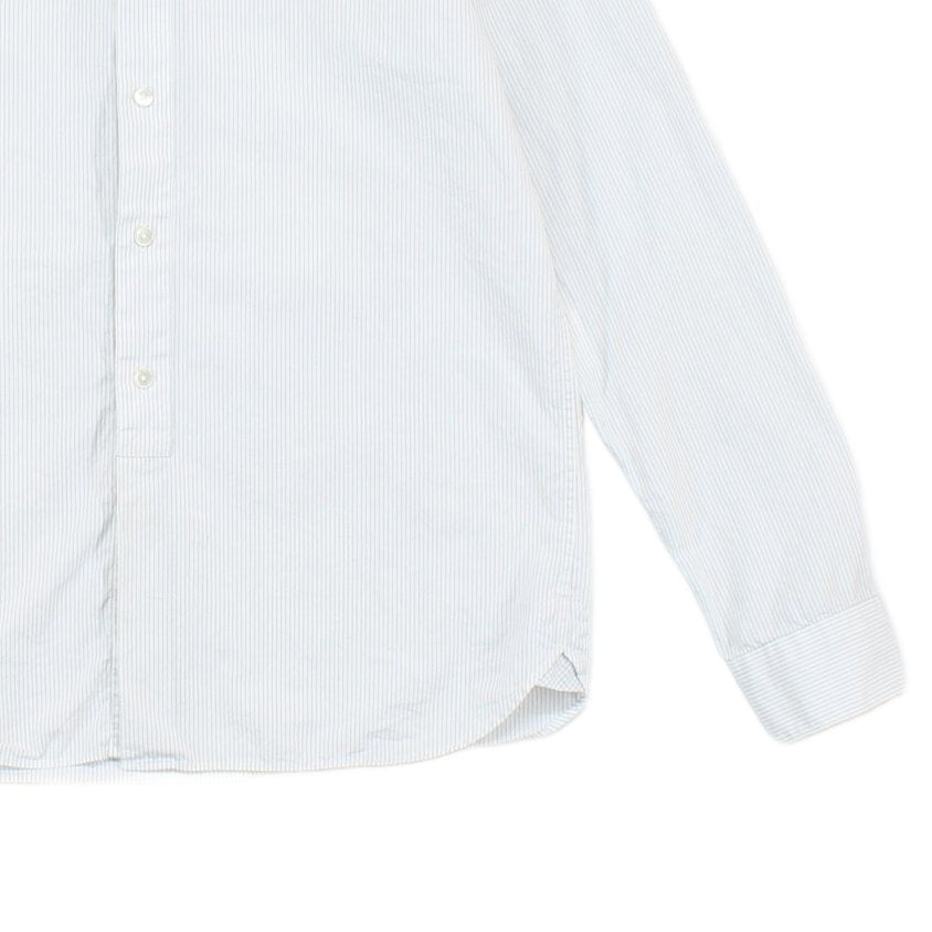 Mens Striped Shirt Long Sleeve Button Up