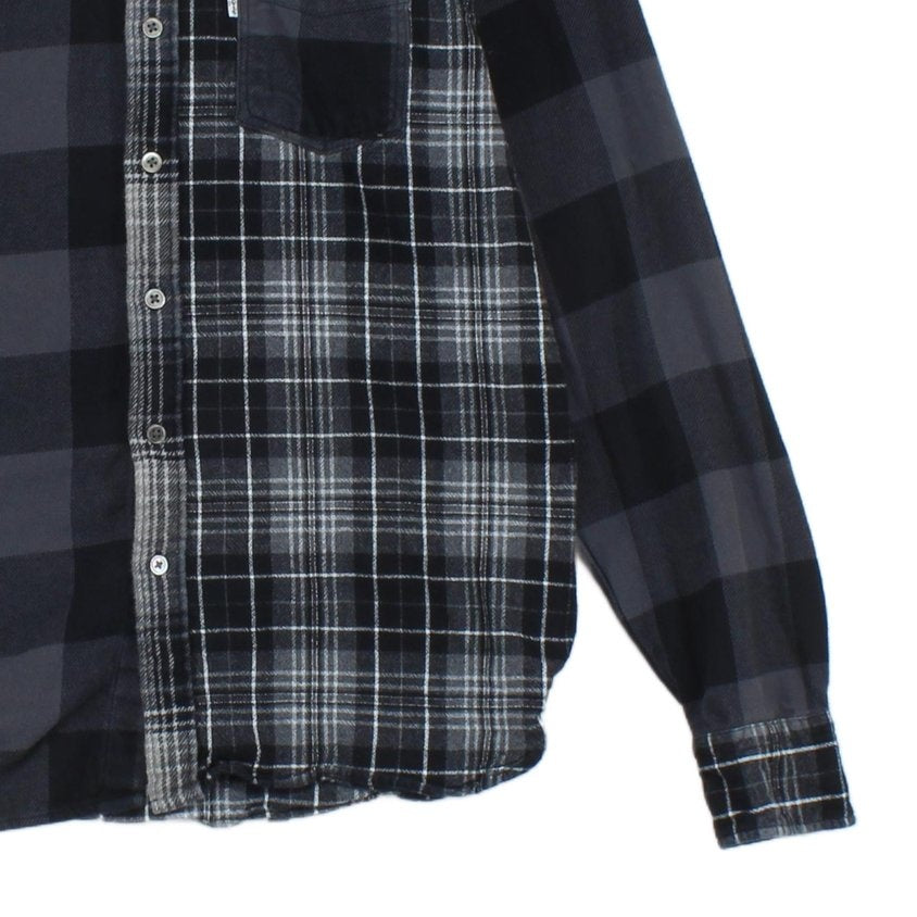 Mens Plaid Shirt Slim Fit Long Sleeve Button Up