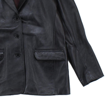 Womens Leather Blazer